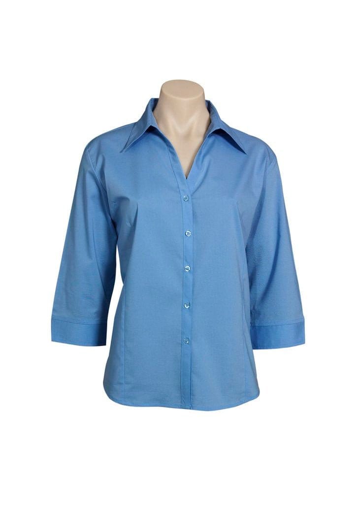 Biz Collection Biz Corporate Mid Blue / 6 Biz Corporate Women's Metro 3/4 Sleeve Shirt LB7300