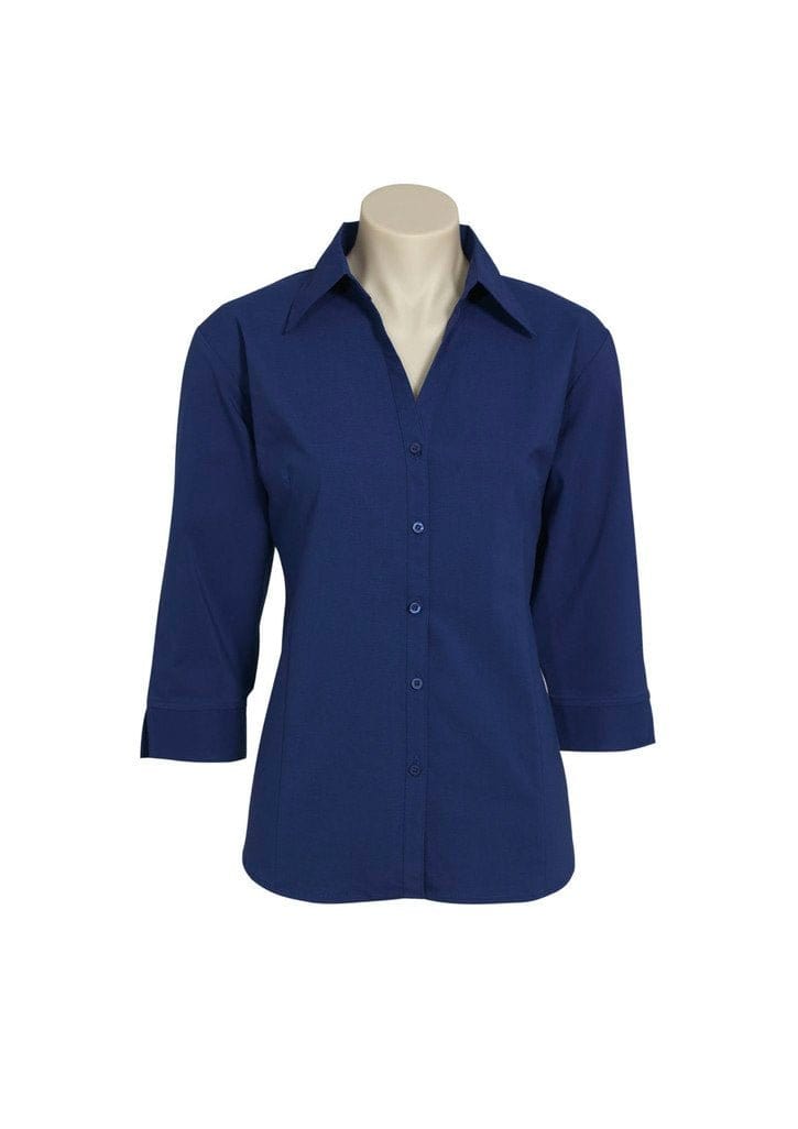 Biz Collection Biz Corporate Royal / 6 Biz Corporate Women's Metro 3/4 Sleeve Shirt LB7300