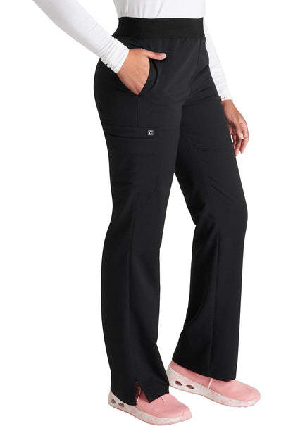 Cherokee Cherokee Atmos Cherokee Atmos Tall Mid-rise Pull-on Straight Leg Beauty Pant CK136AT