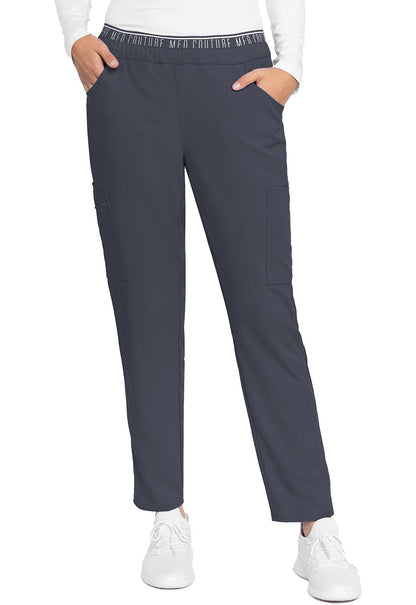Med Couture MC Insight Pewter / 3XL MC Insight  Mid-rise Tapered Leg Pull-on Scrub Pant MC009