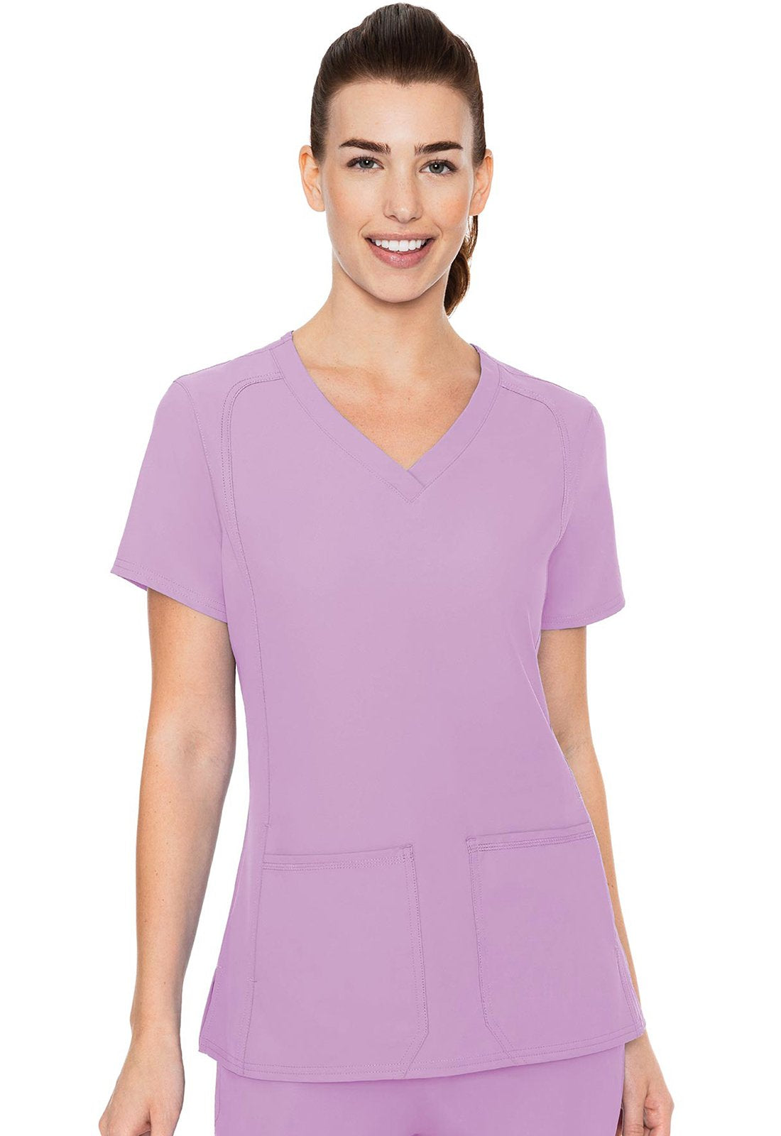Med Couture MC Insight Lilac / 3XL MC Insight  Side Pocket Top MC2468